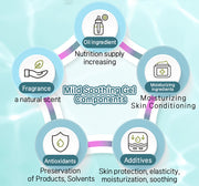 BEBELUNA, 마일드 수딩젤, 98% 천연 성분 함유, 쿨링, 톤업, 워터풀 수딩젤 7.05oz (200g)