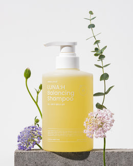 Luna:H Balancing Shampoo – Sebum Control, Centella & Chamomile Soothing, Gentle Plant-Based Scalp Care