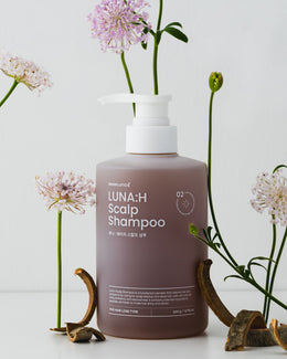 Luna:H Scalp Shampoo – Functional Hair Loss Care, Menthol Cooling, Peptide & Plant-Based Complex, 16.9 fl oz (500ml)