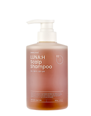 BEBELUNA 루나:H 스칼프 두피 샴푸 - 기능성 탈모 케어, 멘톨 쿨링, 펩타이드 식물성 복합 성분, 500ml (16.9 fl oz)