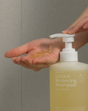 Luna:H Balancing Shampoo – Sebum Control, Centella & Chamomile Soothing, Gentle Plant-Based Scalp Care
