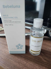 BEBELUNA, 마일드 수딩젤, 98% 천연 성분 함유, 쿨링, 톤업, 워터풀 수딩젤 7.05oz (200g)