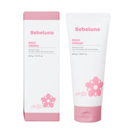 BEBELUNA, Mild Cream 7.05 oz, 98% Natural Ingredients, Moisturizing, Cooling, Tone-up, Non-Sticky, Soothing Care