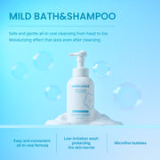 BEBELUNA, Mild Shampoo, Daily Use, 17.6 oz(500g), 98% Natural Ingredients for Infants, Baby, Kids, Adults- All in One