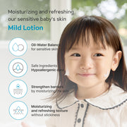 BEBELUNA, Mild Lotion 7.05 oz, K-Beauty,  98% Natural Ingredients, Elderflower & Centella, Gentle Moisturizer for Sensitive Skin
